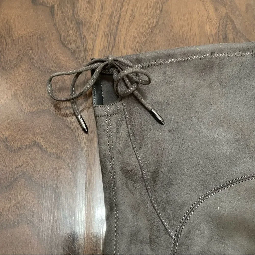Ivanka Trump Over the Knee Gray Boots